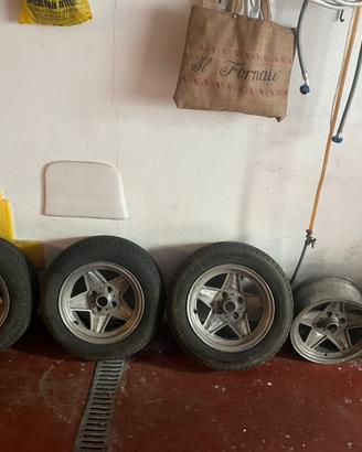 5  cerchi originali  anni 70 M.A.S. Lancia fulvia
