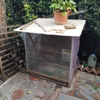 voliera per pappagalli artigianale