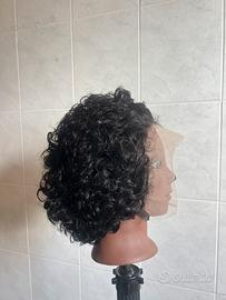 Parrucca afro ricci corta