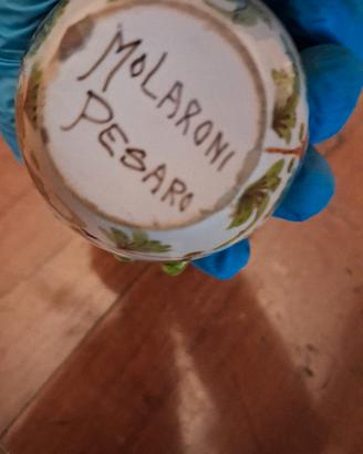 piccolo vaso in ceramica firmato Melaroni