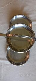Alzatina a 3 piani pieghevole  vintage  Alessi 