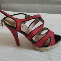 Sandali donna tacco 14 plateau 2,5 - NUOVI
