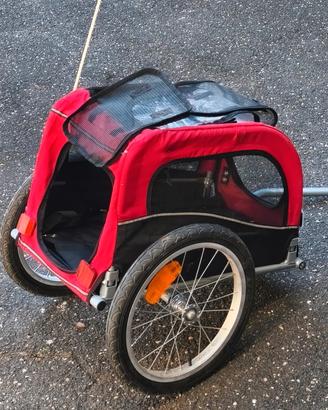 carrello porta cane per bicicletta