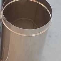 Tubo acciaio inox d 250 lunghezza cm 50