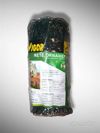 Rete Ornamentale Vigor Plastificata Verde Scuro