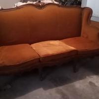 divanetto e poltrone vintage anni 40/50