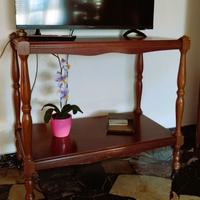 Mobile porta tv carrello a colonna Luigi Filippo