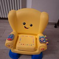 Poltroncina parlante fisher price