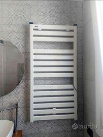 Scaldasalviette elettrico, bianco. L56×H161.