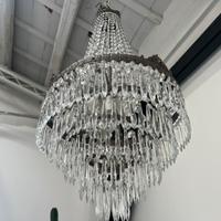 CHANDELIER LAMPADARIO VINTAGE H 80 x 40 L
