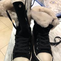 Scarpe stivaletto con pelo All star