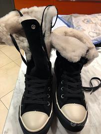 Scarpe stivaletto con pelo All star