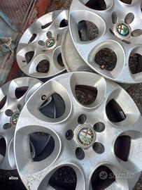CERCHI USATI RAGGIO 16 POLLICI ALFA ROMEO 156 - CP