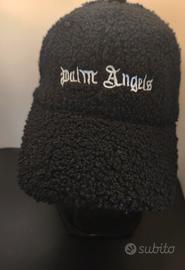 Cappellino nero con ricamo “Palm Angels"