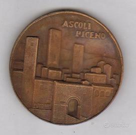 Medaglia in bronzo per la Citta' di Ascoli Piceno
