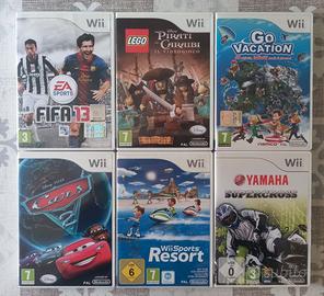 Giochi NINTENDO Wii con astucci e libretti