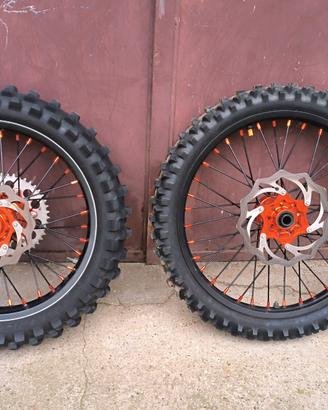cerchi KTM cross enduro sx exc 21-19