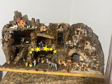 Presepio natalizio artigianale napoletano