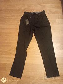 pantalone chino uomo nero 46
