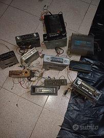 autoradio amplificatori vintage 