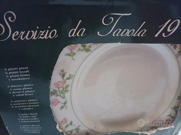 Servizio da tavola 19 pezzi (piatti più ciotola)