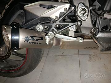 Scarico Spark street triple 2017-2019