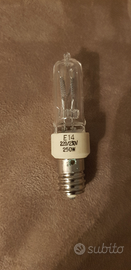 Lampada alogena E 14 250W nuova