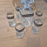 Set cristallo e argento