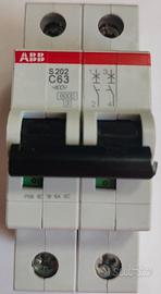 ABB S202 C63 6kA interruttore magnetotermico