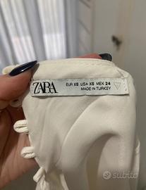 Top bianco zara