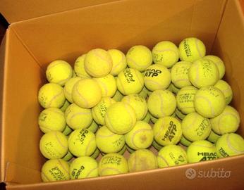 Palline da tennis usate