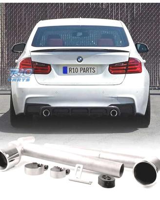 KIT SCARICO CON TERMINALI BMW F30 F31 LOOK M PERFO
