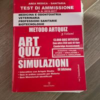ART QUIZ TEST DI AMMISSIONE AREA MEDICA SANITARIA