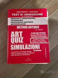 ART QUIZ TEST DI AMMISSIONE AREA MEDICA SANITARIA
