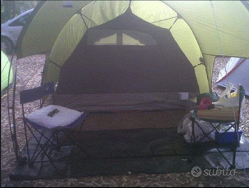 Tenda ad archi campeggio 4 posti +accessori