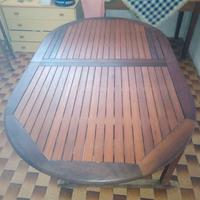 Tavolo da giardino in legno