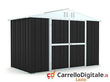 Box giardino lamiera zincata 327x155 nero