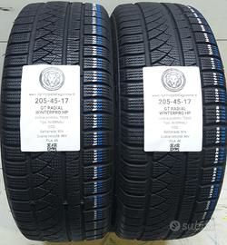 2 GOMME 205 45 17 GT RADIAL A72243