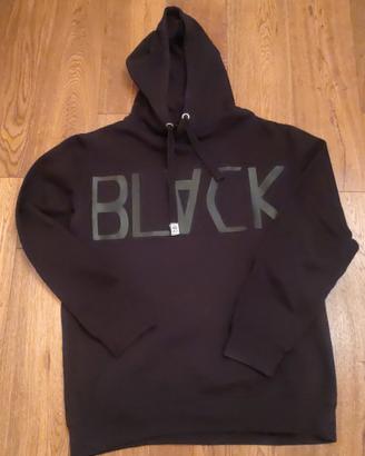 Felpa ragazzo tg XL nera cotone 