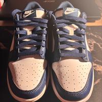 Nike Dunk Low White/Midnight Navy