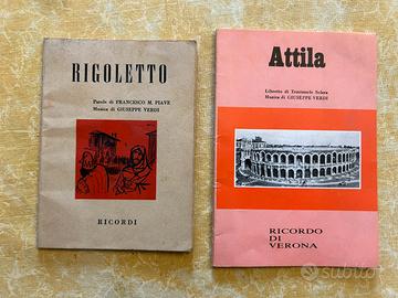 2 libretti d’opera di G. Verdi