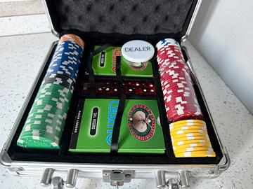 Set nuovo valigetta poker 100 fiches Dal Negro
