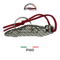 Portachiavi in fibra di carbonio Ferrari F40