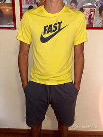 Maglietta Nike, gialla
