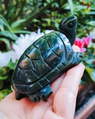 Tartaruga in Serpentino pietra naturale 