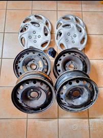 Cerchi in ferro 5/5x14 4x108 Peugeot/Citroen 