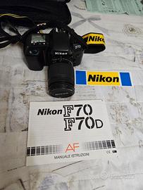Nikon F70 fotocamera reflex