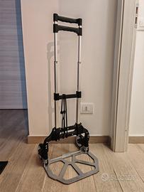 Carrello pieghevole in alluminio portapacchi 