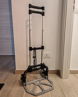 Carrello pieghevole in alluminio portapacchi 