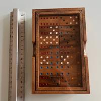 Domino gioco in legno di iroko